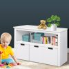 Kids Toy Storage Unit Organiser Box Bookshelf Children Bookcase Shelf Wooden