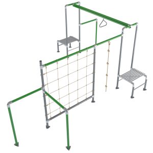 Junior Jungle Monsoon – Flying Fox with Climbing Net & Rope