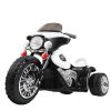 Kids Ride On Motorbike Motorcycle Toys – Black and White