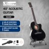 Karrera Acoustic Cutaway 40in Guitar – Black