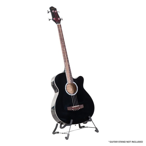 Karrera 43in Acoustic Bass Guitar – Black
