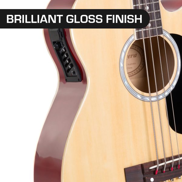 Karrera 43in Acoustic Bass Guitar – Natural