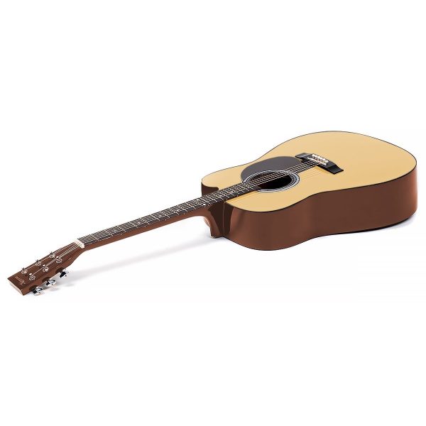 38in Cutaway Acoustic Guitar with guitar bag – Natural