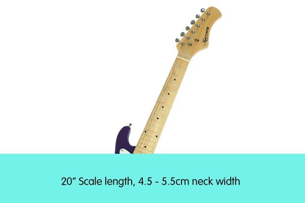 Karrera Childrens Electric Guitar Kids – Purple