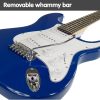 Karrera 39in Electric Guitar – Blue