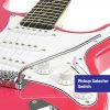 Karrera 39in Electric Guitar – Pink