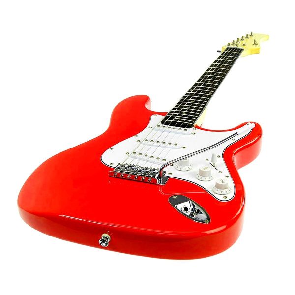 Karrera 39in Electric Guitar – Red