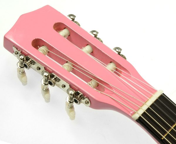 Karrera 34in Acoustic Children Wooden Guitar – Pink