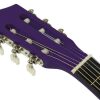 Karrera 34in Acoustic Children Wooden Guitar – Purple