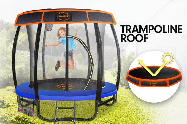 Kahuna Trampoline with  Roof – 6 FT, Blue