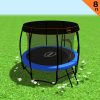 Kahuna Trampoline with  Roof – 8 ft, Blue
