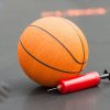 Kahuna Trampoline with Basket ball set – 12 FT, Rainbow