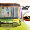 Kahuna Trampoline with  Roof – 12 FT, Rainbow