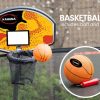 Kahuna Trampoline with Basket ball set – 16 FT, Rainbow
