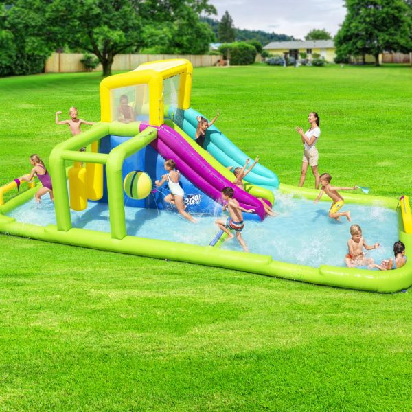 Water Slide 710x310x265cm Kids Play Park Inflatable Swimming Pool