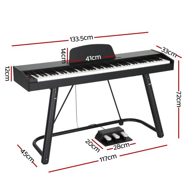 88 Keys Electronic Piano Keyboard Digital Electric w/ Stand Full Weighted