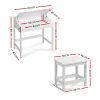 2PCS Kids Table and Chairs Set Activity Children Playing Toys Study Desk