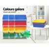 Kids Toy Box 12 Bins Bookshelf Organiser Children Storage Rack