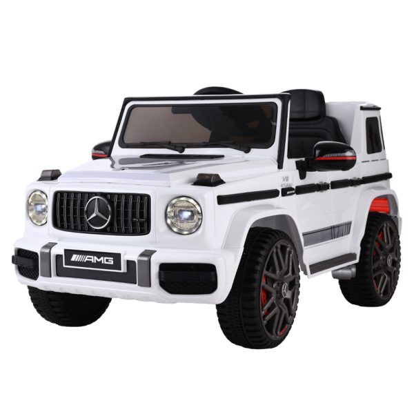 Mercedes-Benz Kids Ride On Car Electric AMG G63 Licensed Remote Cars 12V – White