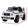 Mercedes-Benz Kids Ride On Car Electric AMG G63 Licensed Remote Cars 12V – White