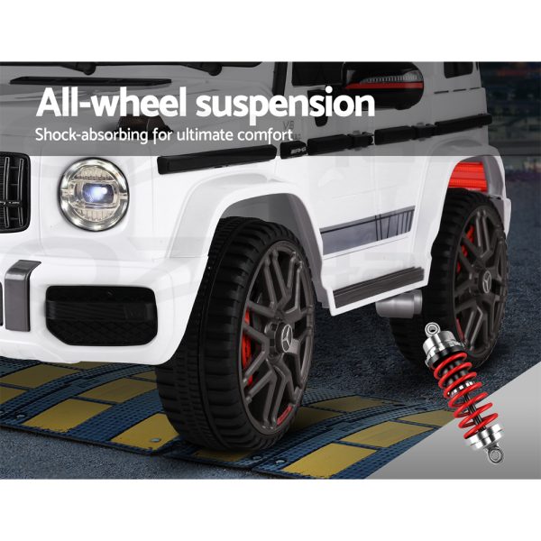 Mercedes-Benz Kids Ride On Car Electric AMG G63 Licensed Remote Cars 12V – White