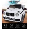 Mercedes-Benz Kids Ride On Car Electric AMG G63 Licensed Remote Cars 12V – White