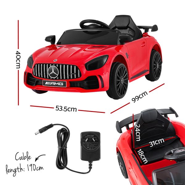 Kids Ride On Car MercedesBenz AMG GT R Electric – White