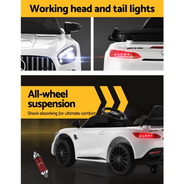 Kids Ride On Car MercedesBenz AMG GT R Electric – White
