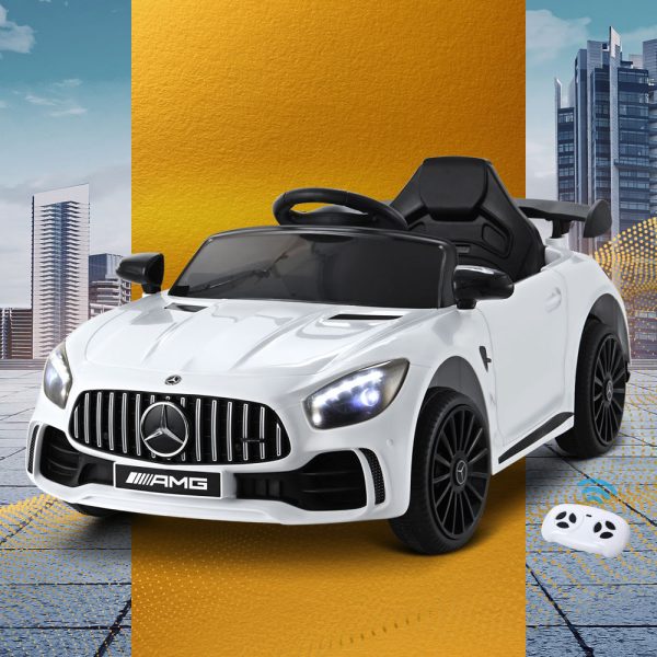 Kids Ride On Car MercedesBenz AMG GT R Electric – White