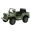 Kids Ride On Car Off Road Military Toy Cars 12V – Olive