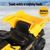 Kids Electric Ride On Car Dumptruck Loader Toy Cars 12V Yellow