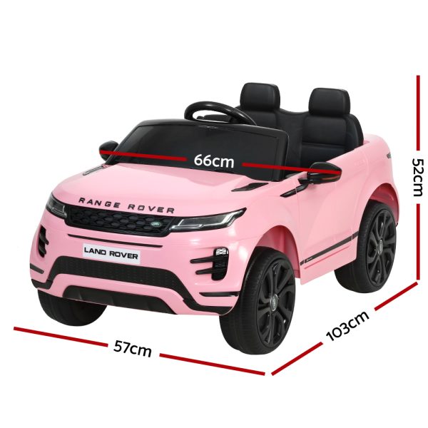 Kids Ride On Car Licensed Land Rover 12V Electric Car Toys Battery Remote – Pink