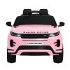 Kids Ride On Car Licensed Land Rover 12V Electric Car Toys Battery Remote – Pink