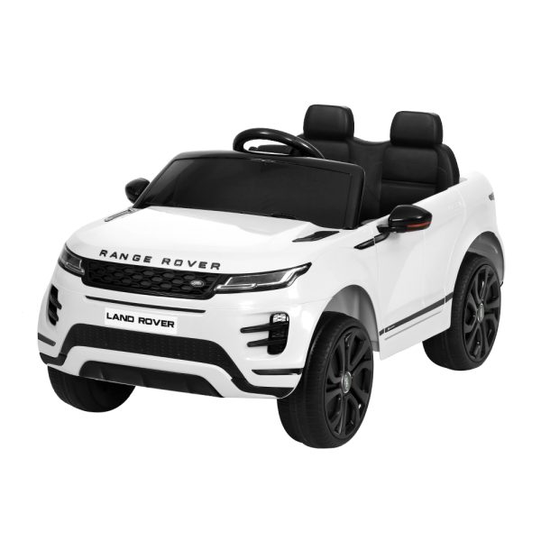 Kids Ride On Car Licensed Land Rover 12V Electric Car Toys Battery Remote – White
