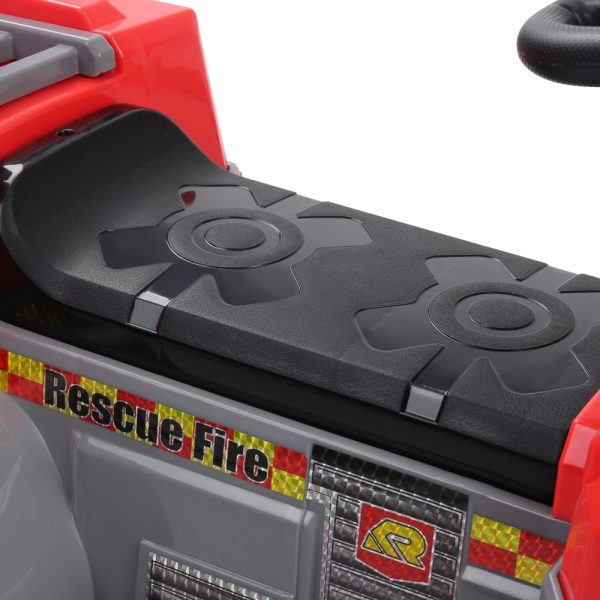 Kids Electric Ride On Car Fire Engine Fighting Truck Toy Cars 6V Red