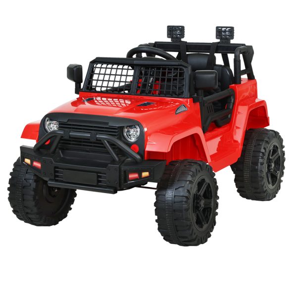 Kids Ride On Car Electric 12V Car Toys Jeep Battery Remote Control – Red