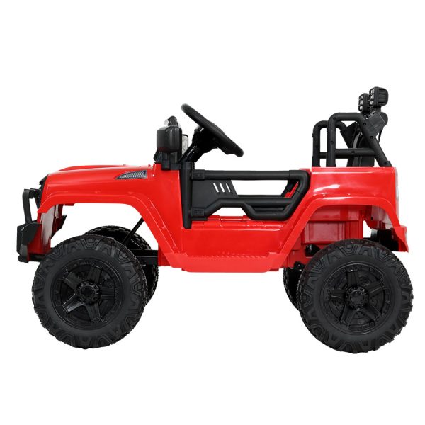 Kids Ride On Car Electric 12V Car Toys Jeep Battery Remote Control – Red