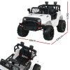Kids Ride On Car Electric 12V Car Toys Jeep Battery Remote Control – White