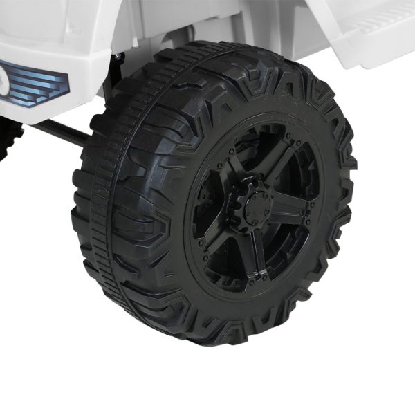 Kids Ride On Car Electric 12V Car Toys Jeep Battery Remote Control – White