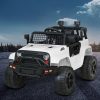 Kids Ride On Car Electric 12V Car Toys Jeep Battery Remote Control – White