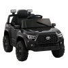Toyota Ride On Car Kids Electric Toy Cars Tacoma Off Road Jeep 12V Battery – Black