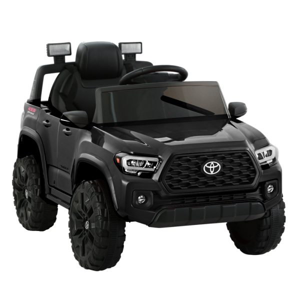 Toyota Ride On Car Kids Electric Toy Cars Tacoma Off Road Jeep 12V Battery – Black