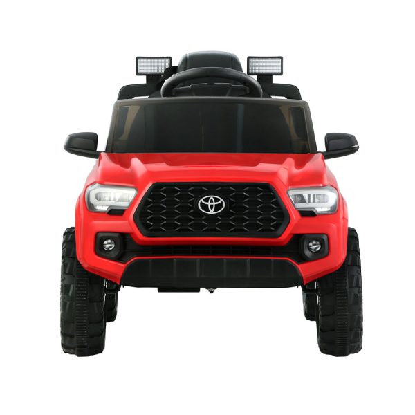 Toyota Ride On Car Kids Electric Toy Cars Tacoma Off Road Jeep 12V Battery – Red