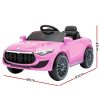 Kids Ride On Car Electric Toys 12V Battery Remote Control MP3 LED – Pink