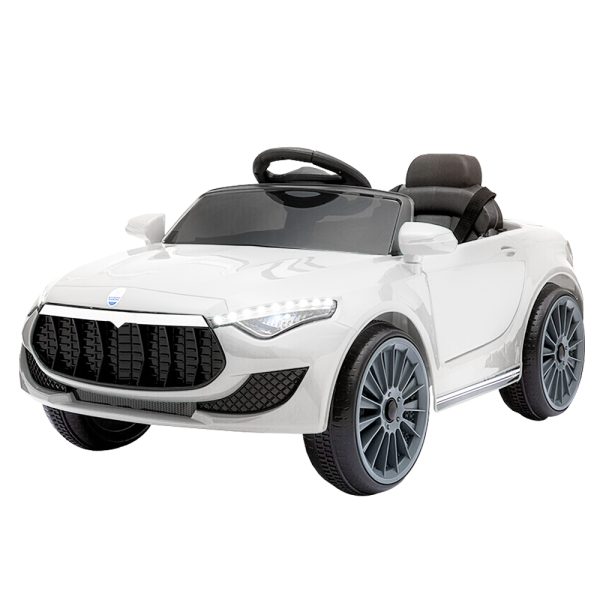 Kids Ride On Car Electric Toys 12V Battery Remote Control MP3 LED – White