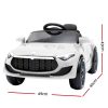 Kids Ride On Car Electric Toys 12V Battery Remote Control MP3 LED – White