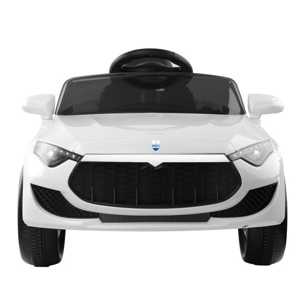 Kids Ride On Car Electric Toys 12V Battery Remote Control MP3 LED – White