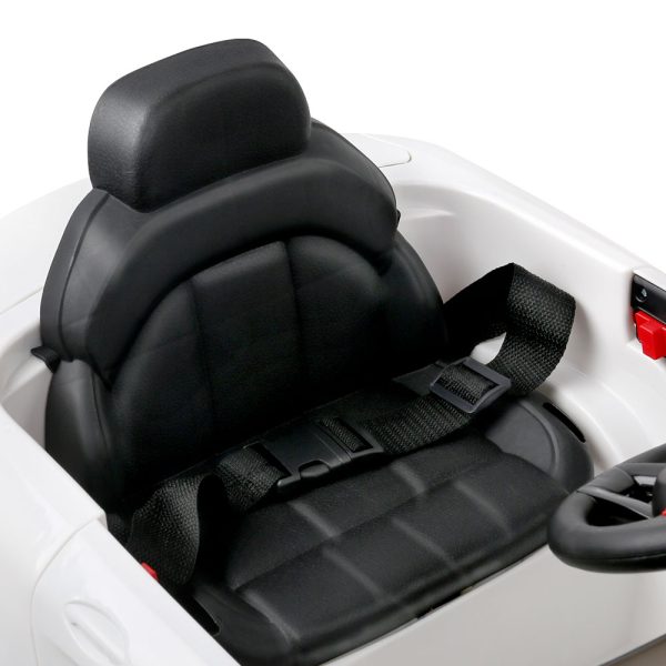Kids Ride On Car Electric Toys 12V Battery Remote Control MP3 LED – White