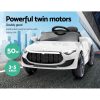 Kids Ride On Car Electric Toys 12V Battery Remote Control MP3 LED – White