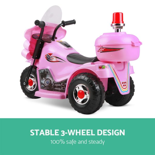 Kids Ride On Motorbike Motorcycle Car – Pink